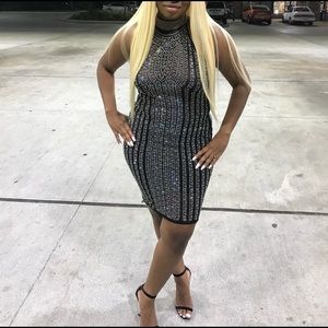 All Over Diamond Dress